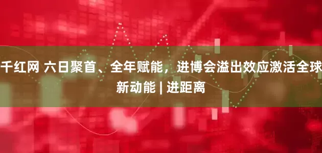 千红网 六日聚首、全年赋能，进博会溢出效应激活全球新动能 | 进距离