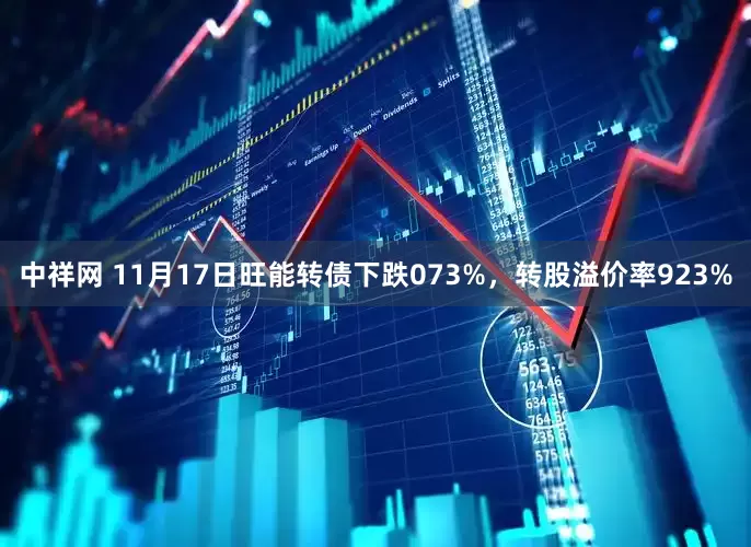中祥网 11月17日旺能转债下跌073%，转股溢价率923%